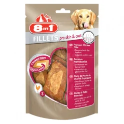 Friandises Pro Skin & Coat 8in1, facilite un pelage brillant chien