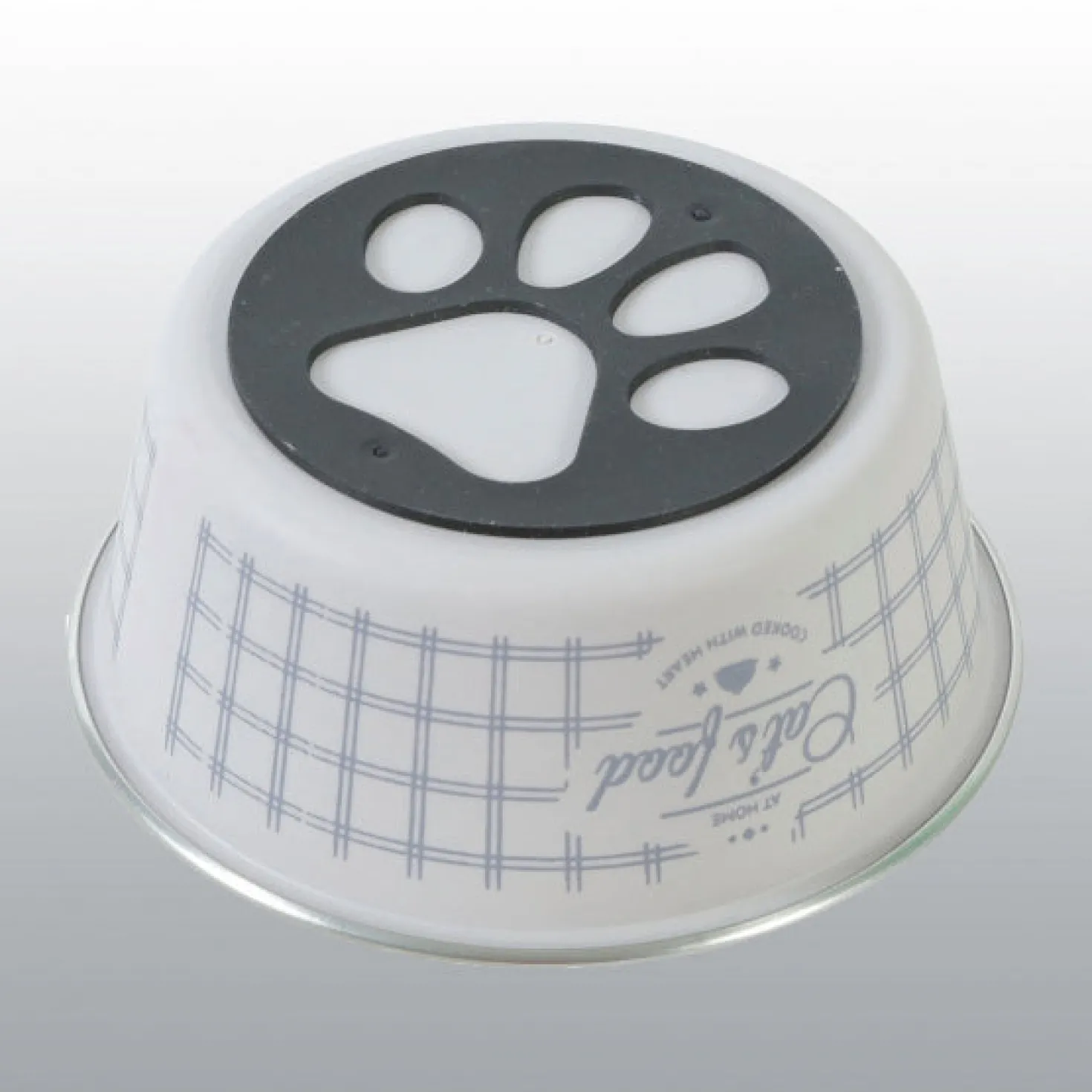 Gamelle antidérapante inox 400 ml pour chat