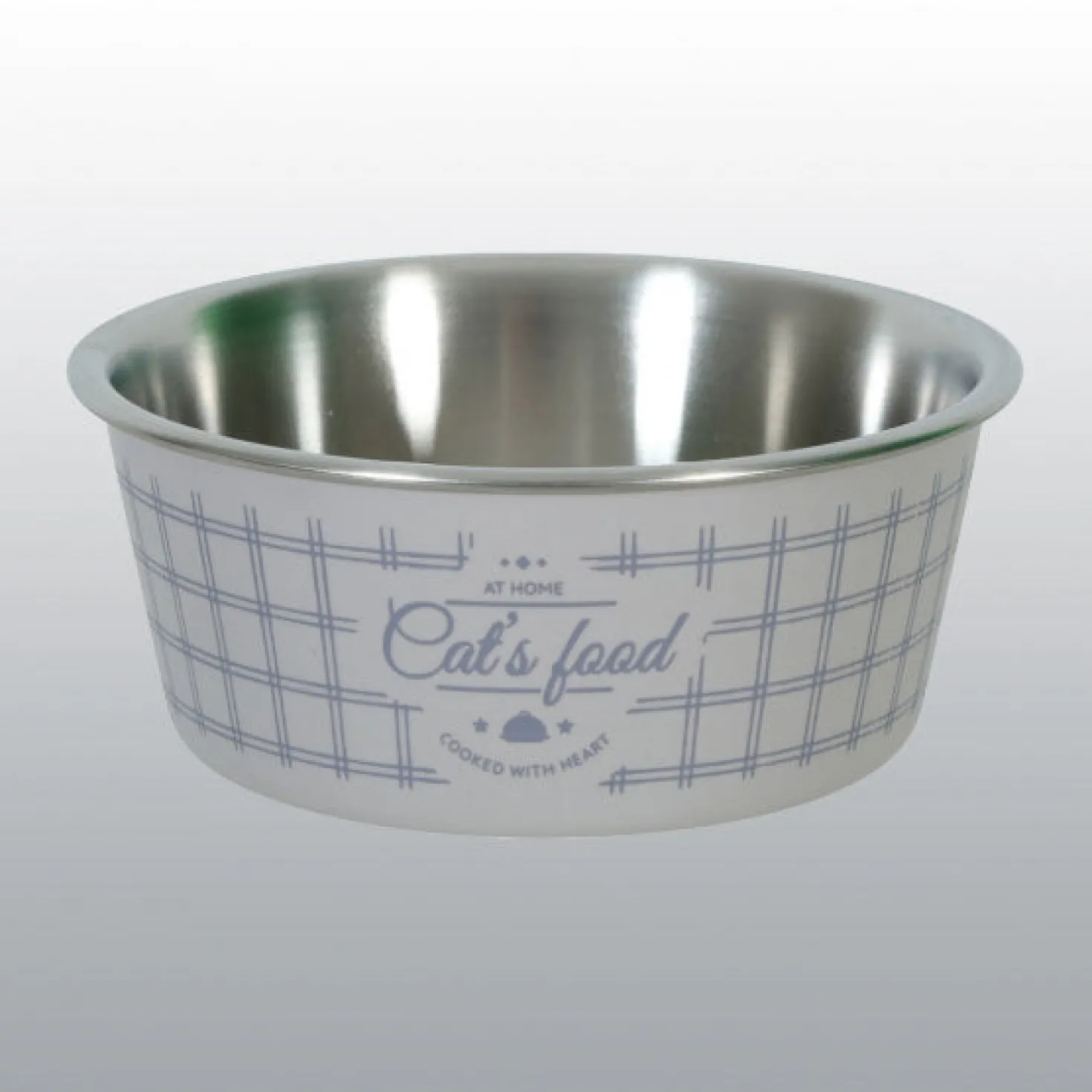 Gamelle antidérapante inox 400 ml pour chat