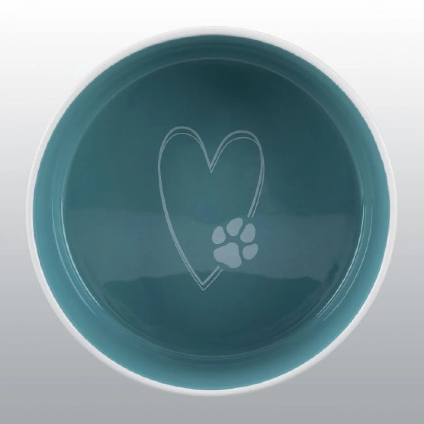 Gamelle céramique Bleu crème pour chien