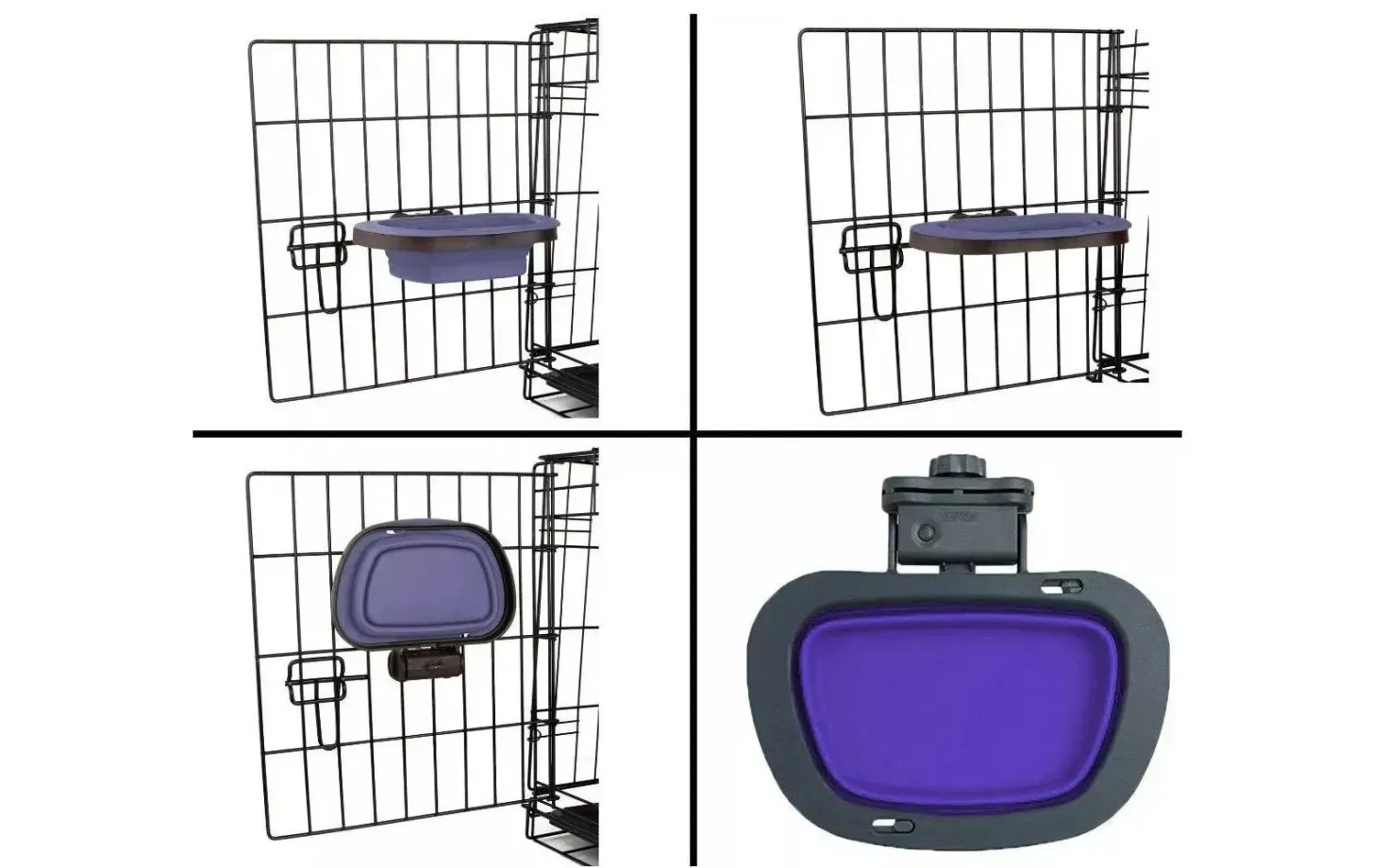Gamelle de cage retractable Dexas