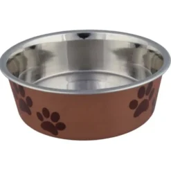 Gamelle en acier inox revêtement plastique