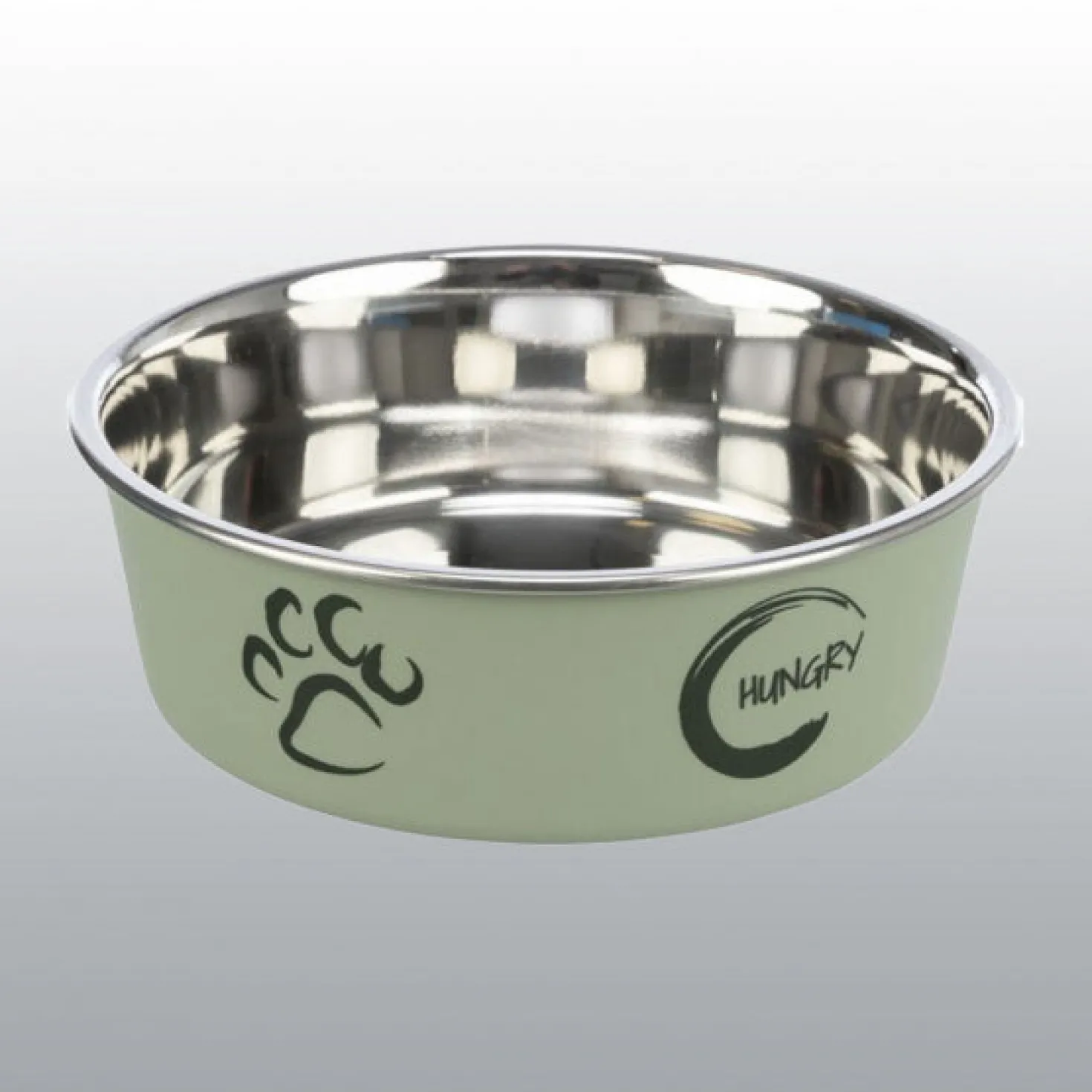 Gamelle inox avec motif de Pattes