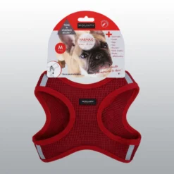 Harnais Soft rouge chien