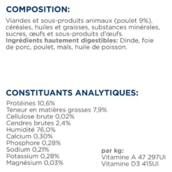 Hill's Prescription Diet a/d Restorative Care au poulet - pâtée chien et chat