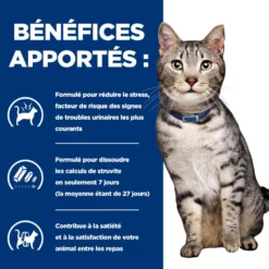 Hill's Prescription Diet c/d Urinary Stress Multicare + Metabolic au poulet - croquettes pour chat