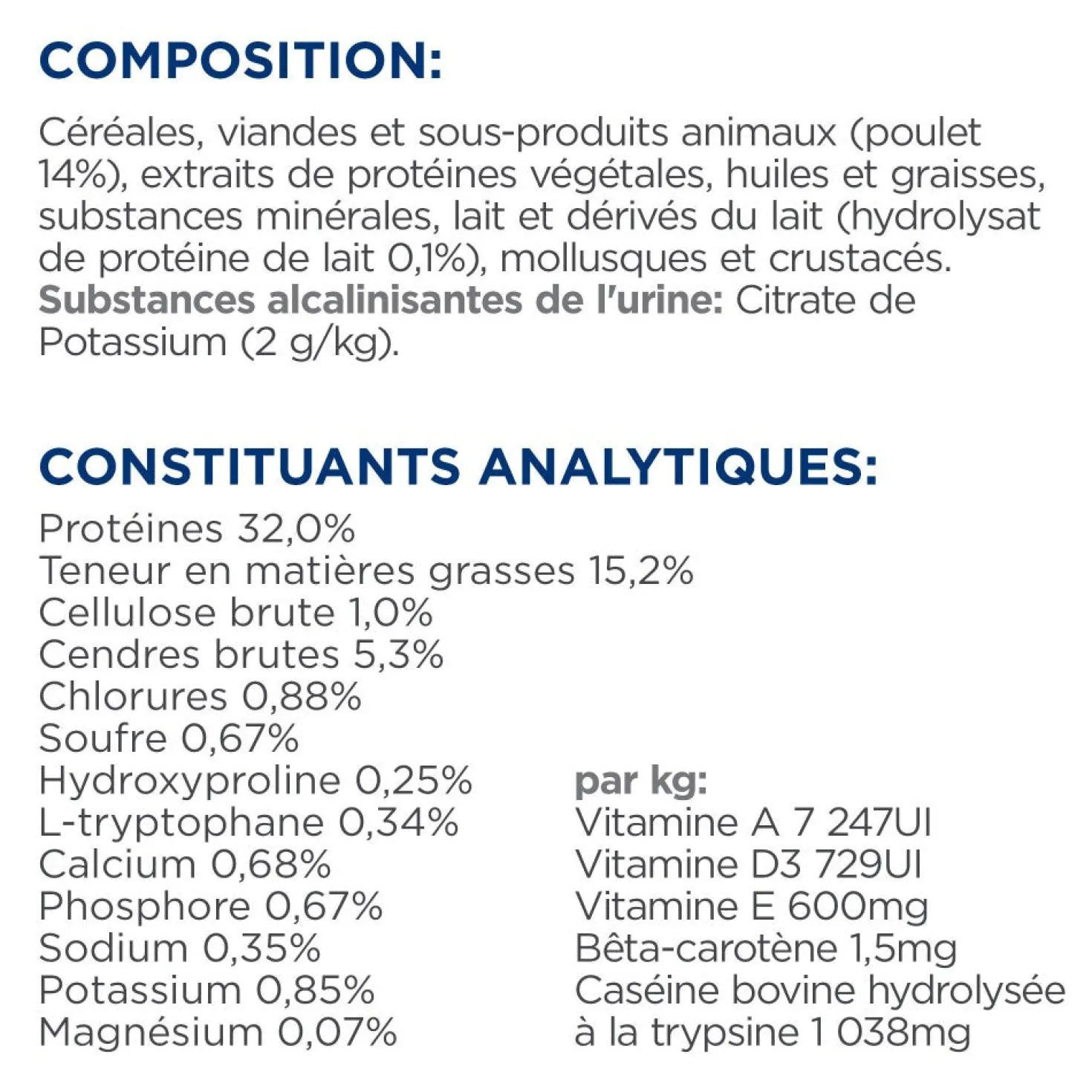 Hill's Prescription Diet c/d Urinary Care Multicare Stress au poulet - croquettes pour chat