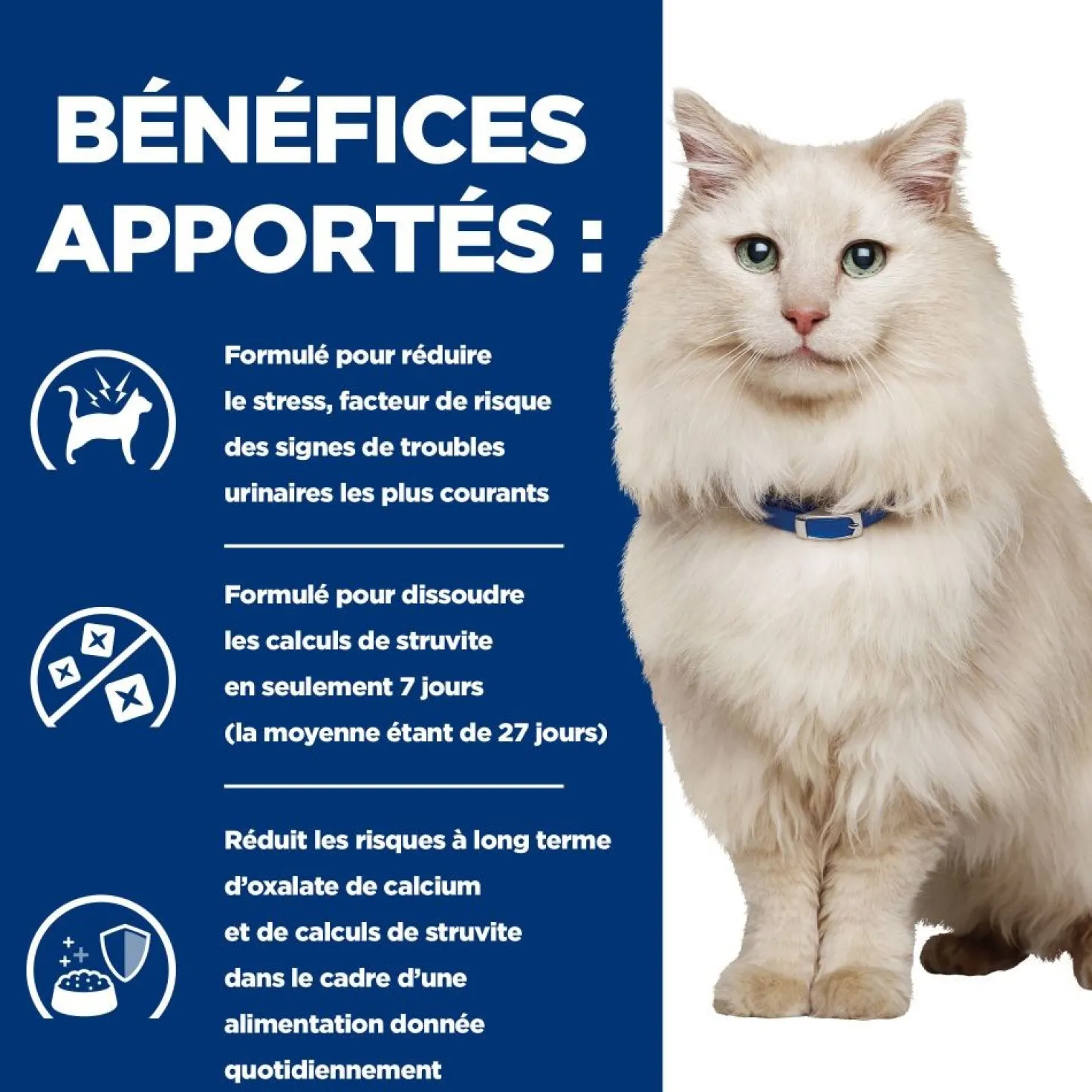 Hill's Prescription Diet c/d Urinary Care Multicare Stress au poisson - croquettes chat