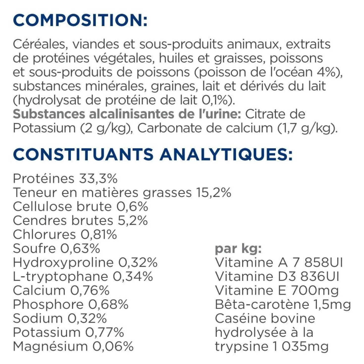 Hill's Prescription Diet c/d Urinary Care Multicare Stress au poisson - croquettes chat