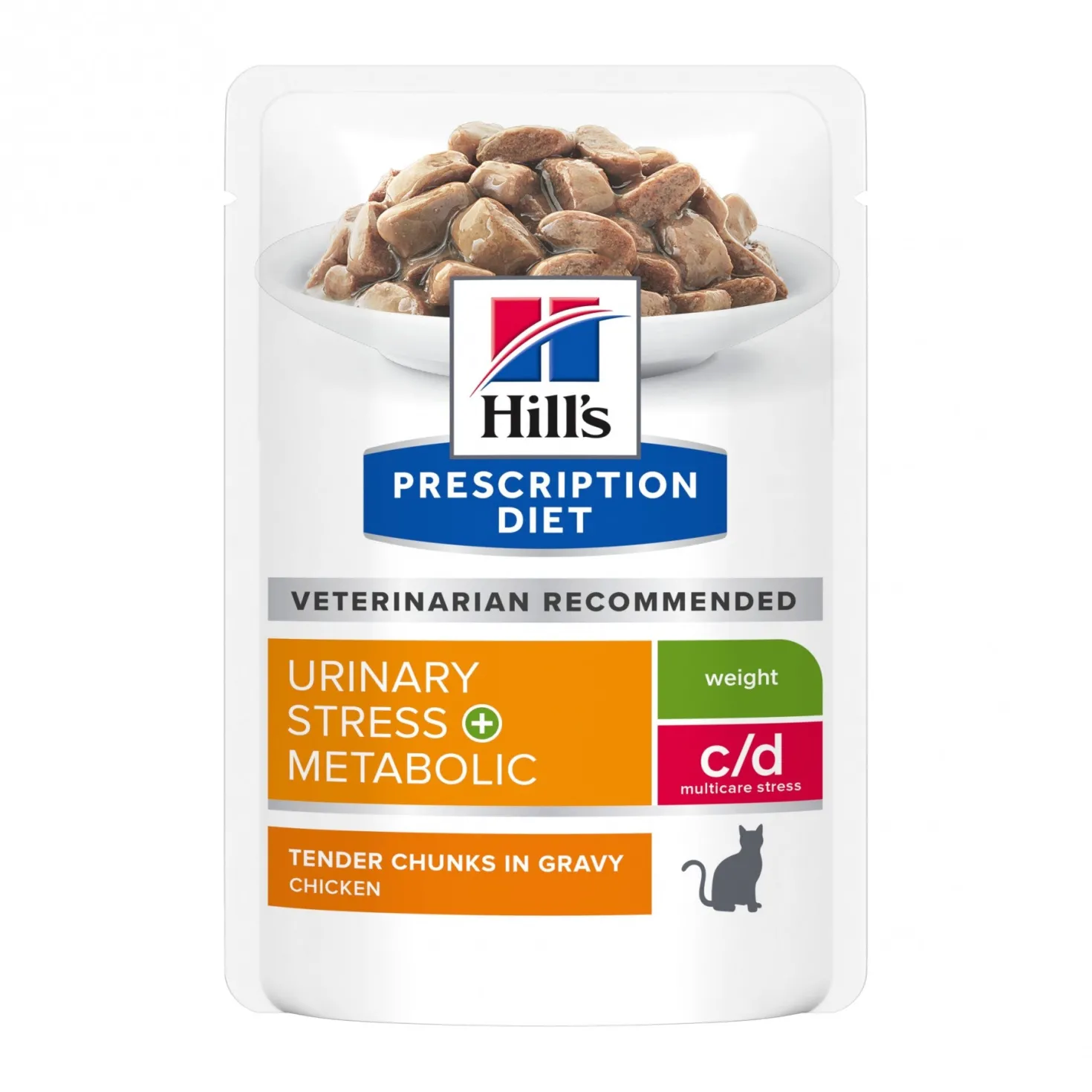 Hill's Prescription Diet c/d Urinary Stress Multicare + Metabolic en sachets - pâtée chat