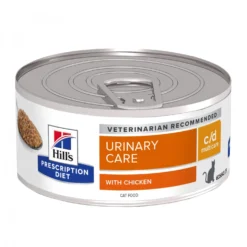 Hill's Prescription Diet c/d Urinary Care Multicare en boîtes au poulet - pâtée chat