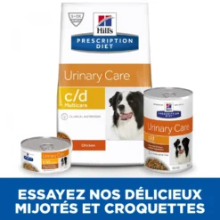 Hill's Prescription Diet c/d Urinary Multicare en mijotés au poulet - pâtée chien