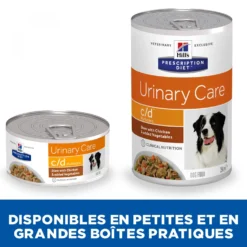 Hill's Prescription Diet c/d Urinary Multicare en mijotés au poulet - pâtée chien