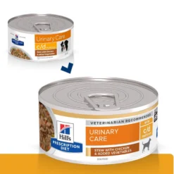 Hill's Prescription Diet c/d Urinary Multicare en mijotés au poulet - pâtée chien