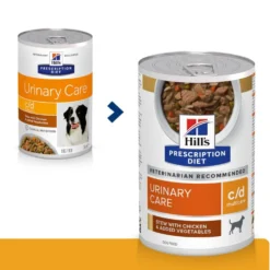 Hill's Prescription Diet c/d Urinary Multicare en mijotés au poulet - pâtée chien