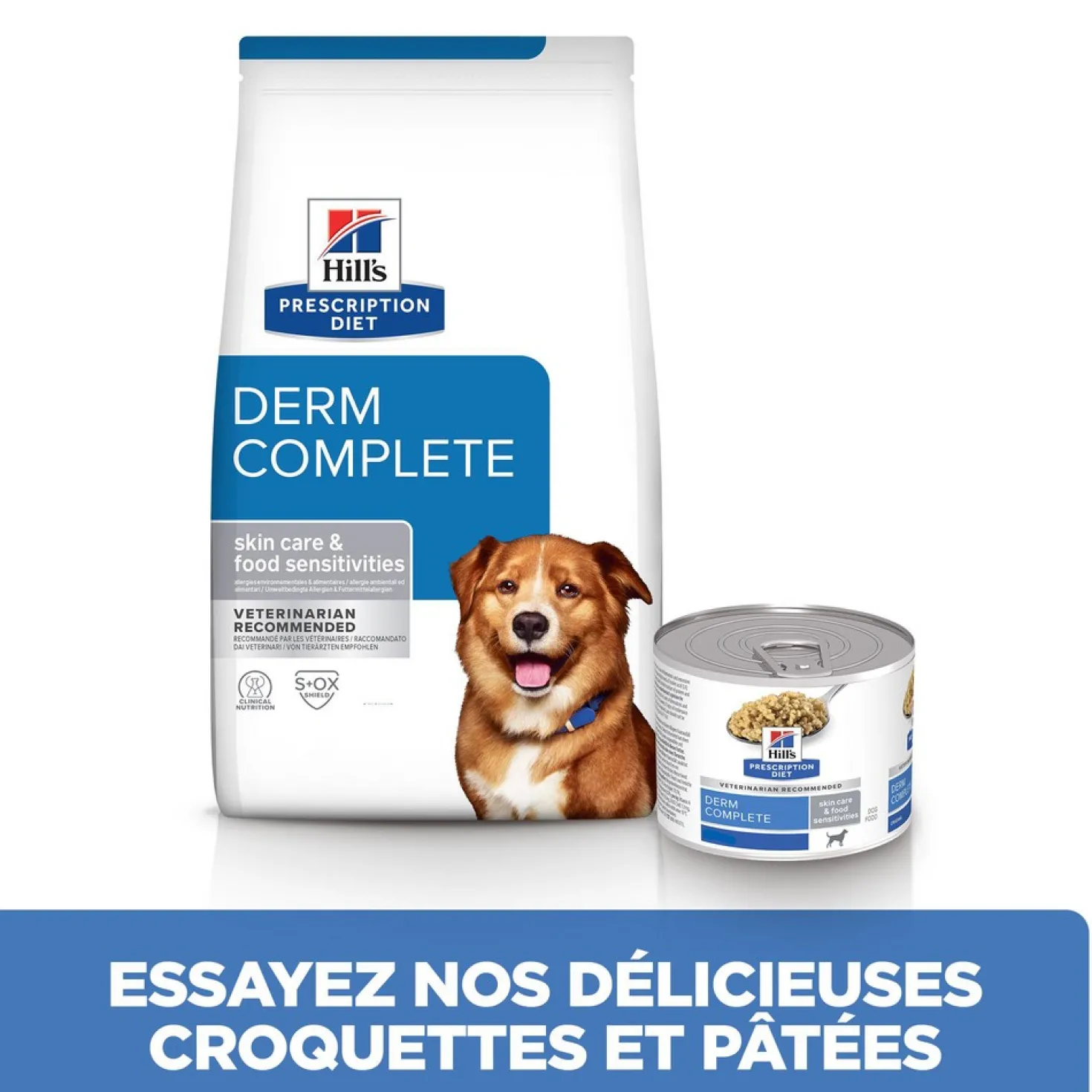Hill's Prescription Diet Derm Complete en terrine - pâtée chien