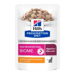 Hill's Prescription Diet Gastrointestinal Biome en sachet au poulet - pâtée chat