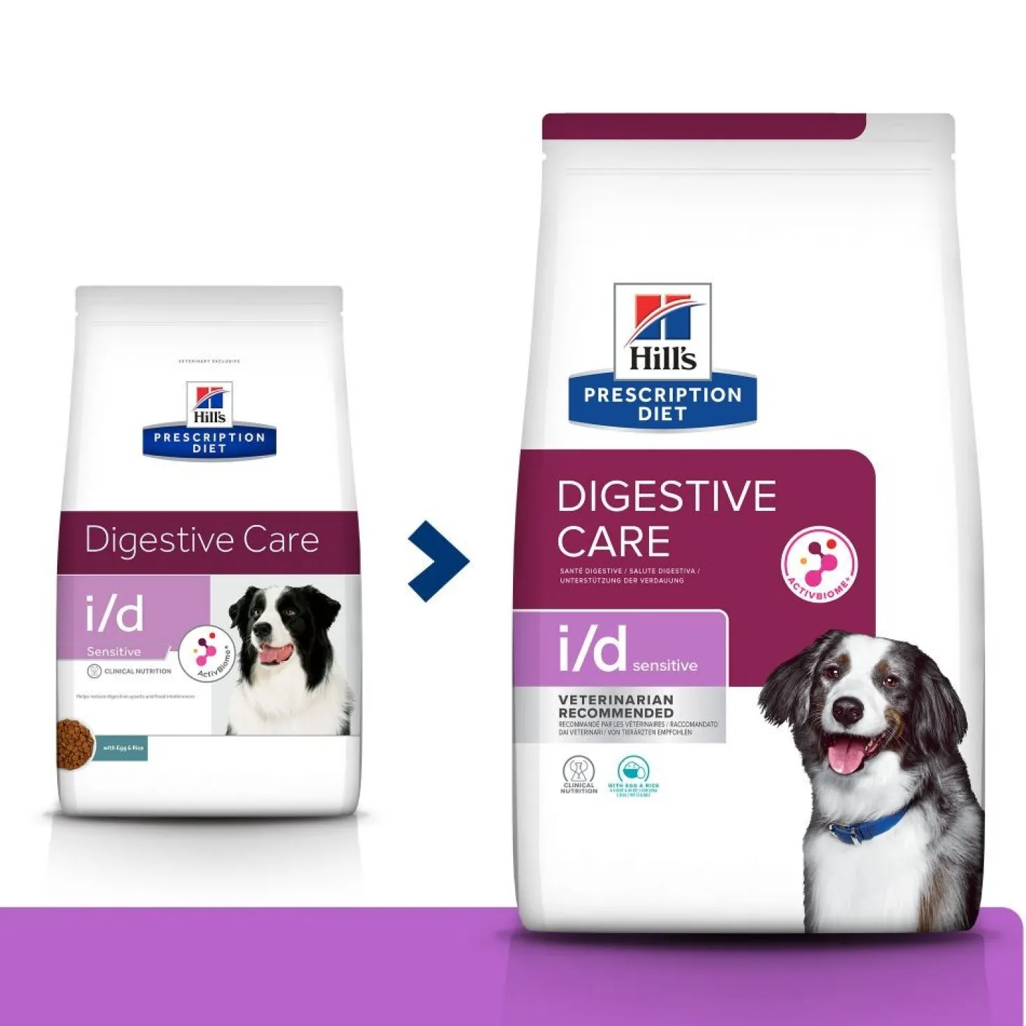 Hill's Prescription Diet i/d Digestive Care Sensitive à l'oeuf et au riz - croquettes chien