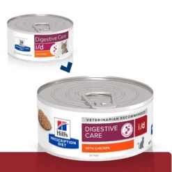 Hill's Prescription Diet i/d Digestive Care en boîtes au poulet - pâtée chat