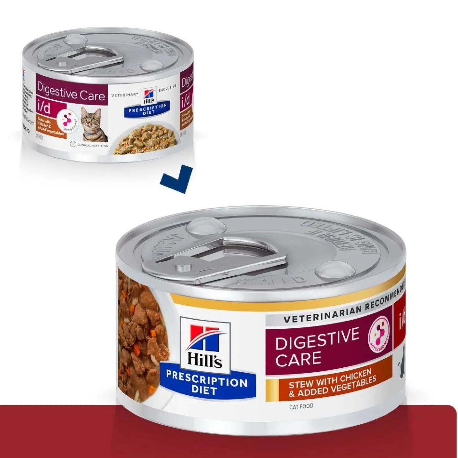 Hill's Prescription Diet i/d Digestive Care en mijotés au poulet - pâtée chat
