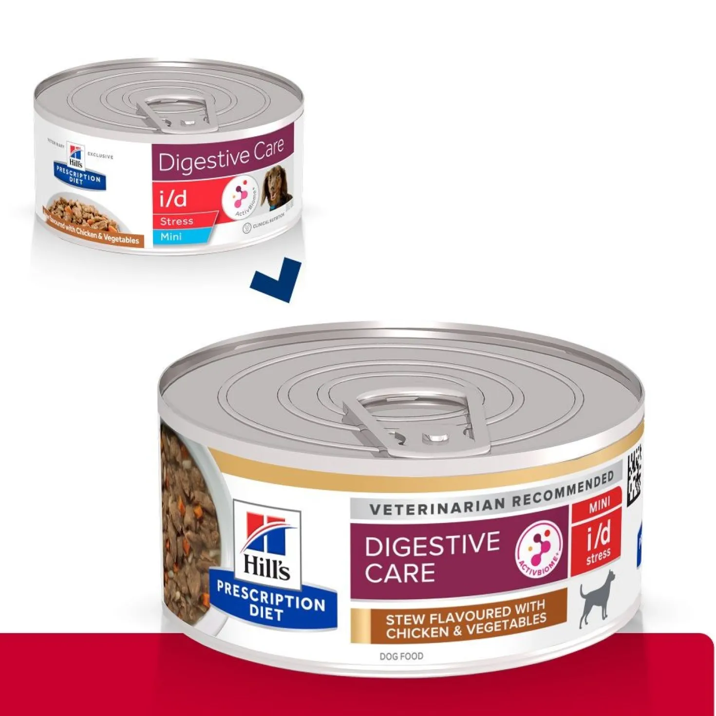Hill's Prescription Diet i/d Digestive Care Stress Mini en mijotés au poulet - pâtée chien