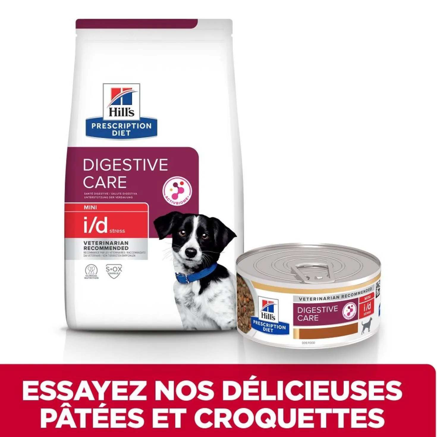Hill's Prescription Diet i/d Digestive Care Stress Mini en mijotés au poulet - pâtée chien