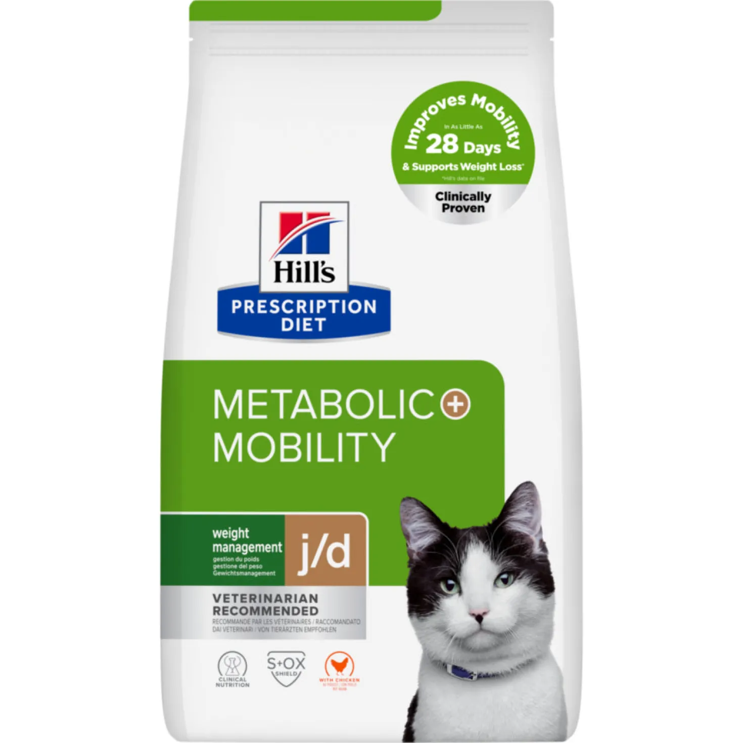 Hill's prescription diet j/d Metabolic + Mobility Croquettes pour Chat au Poulet