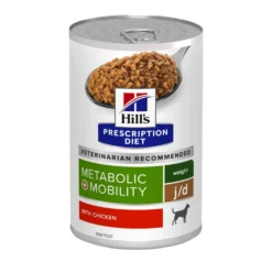 Hill's Prescription Diet j/d Metabolic+Mobility en boîtes au poulet – pâtée chien