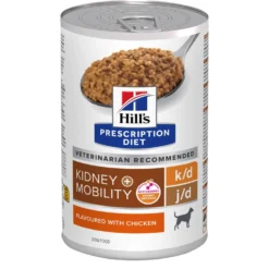 Hill's Prescription Diet k/d j/d Kidney + Mobility en terrine au poulet - pâtée chien