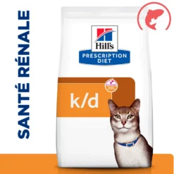 Hill's Prescription Diet k/d Kidney Care au Saumon - croquettes chat