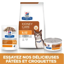 Hill's Prescription Diet k/d Kidney Care en bouchées au poulet - pâtée chat