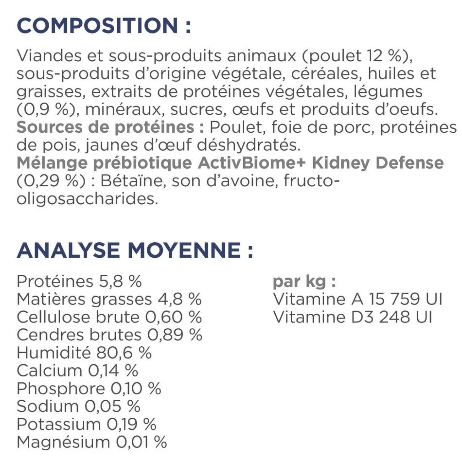 Hill's Prescription Diet k/d Kidney Care en bouchées mijotées au poulet - pâtée chat