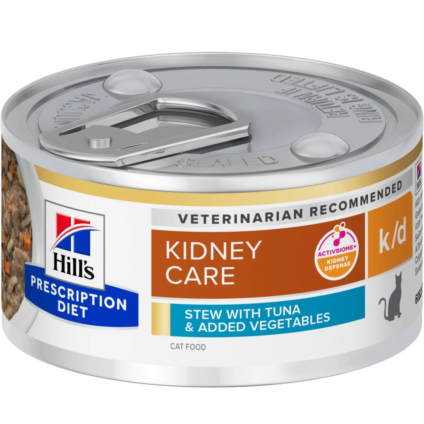 Hill's Prescription Diet k/d Kidney Care en bouchées mijotées au thon - pâtée chat