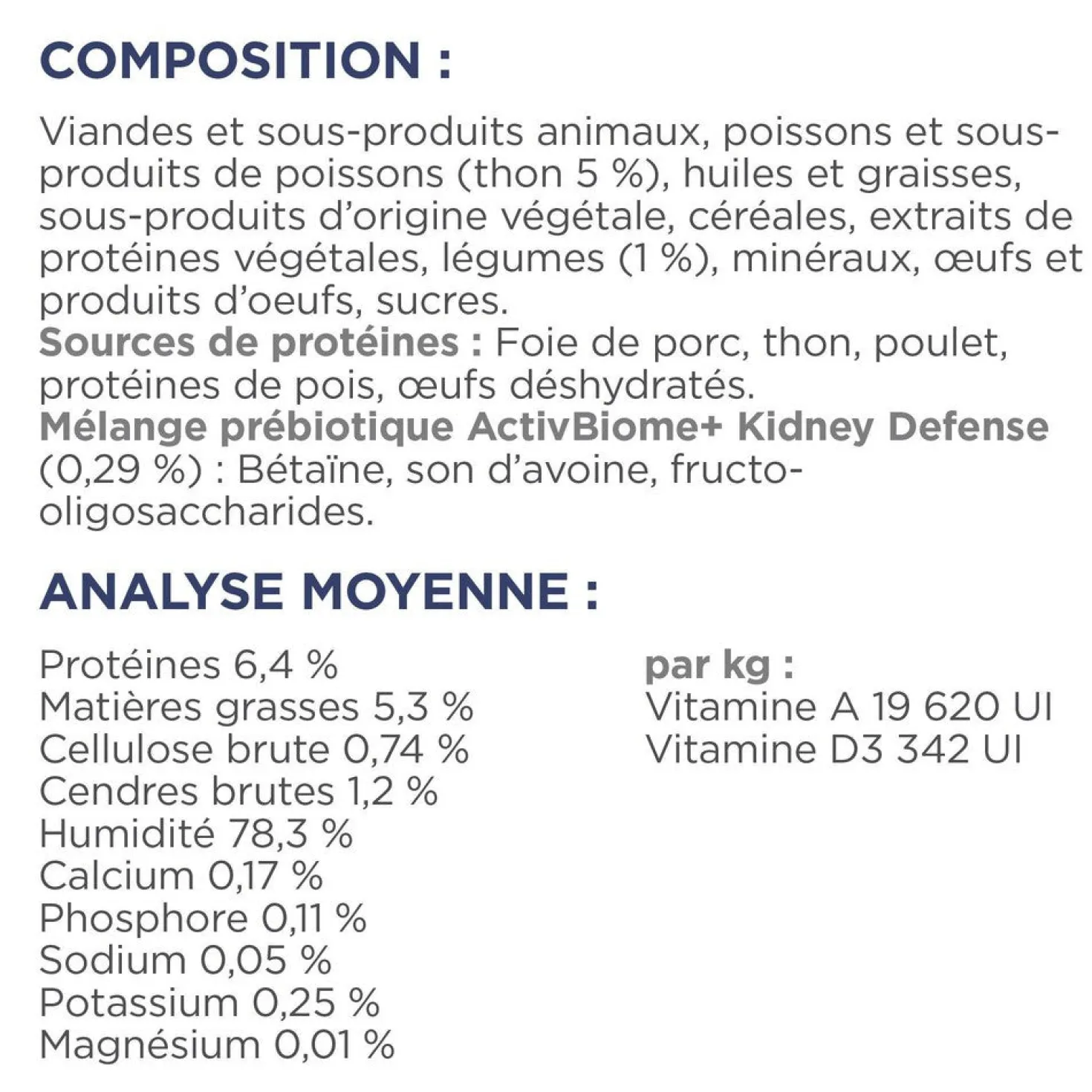 Hill's Prescription Diet k/d Kidney Care en bouchées mijotées au thon - pâtée chat