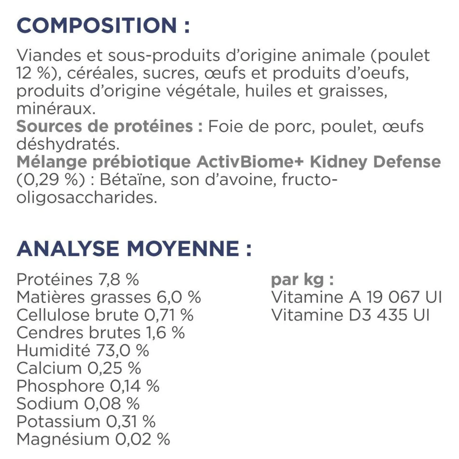 Hill's Prescription Diet k/d Kidney Care en terrine au poulet - pâtée chat