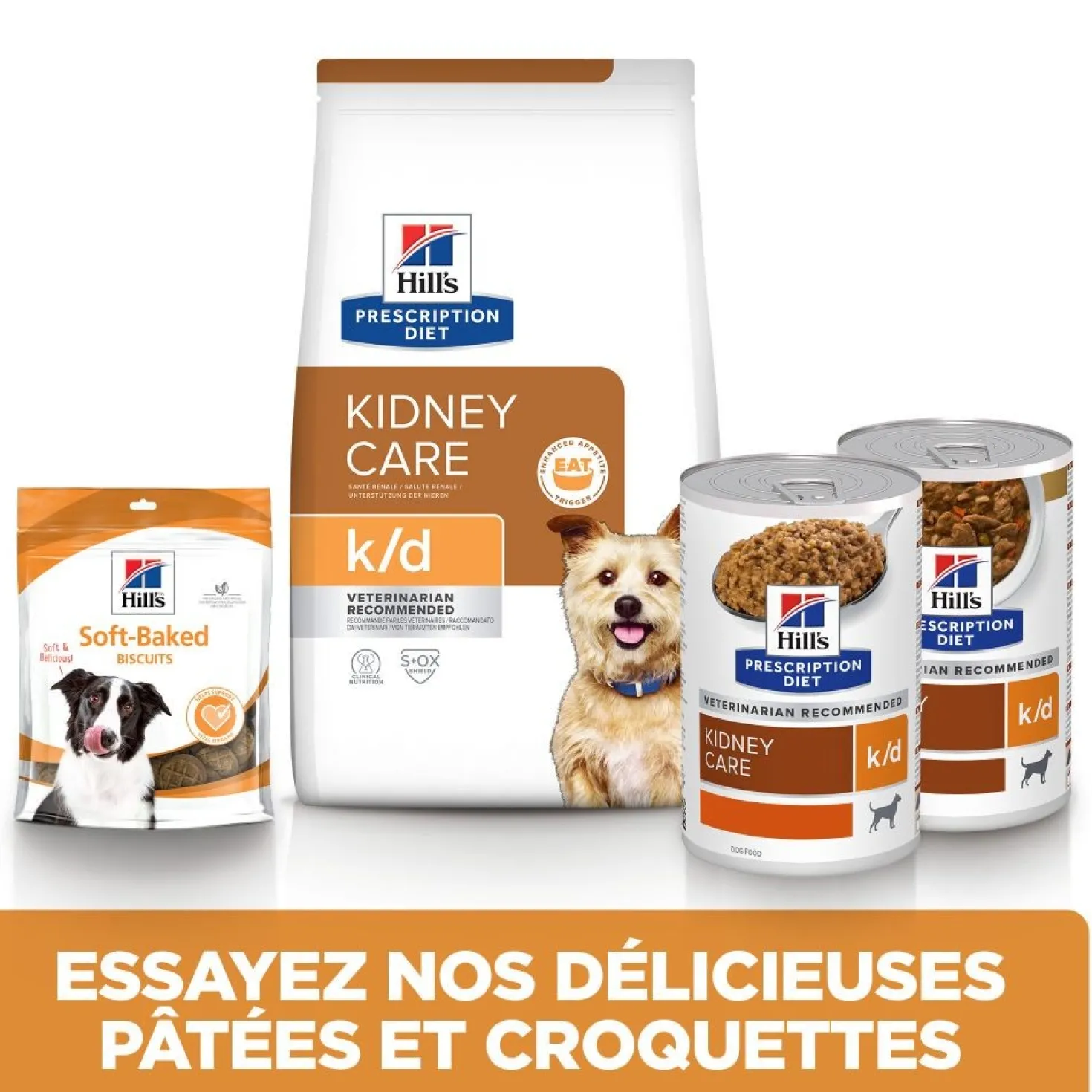 Hill's Prescription Diet k/d Kidney Care en mijotés au poulet - pâtée chien