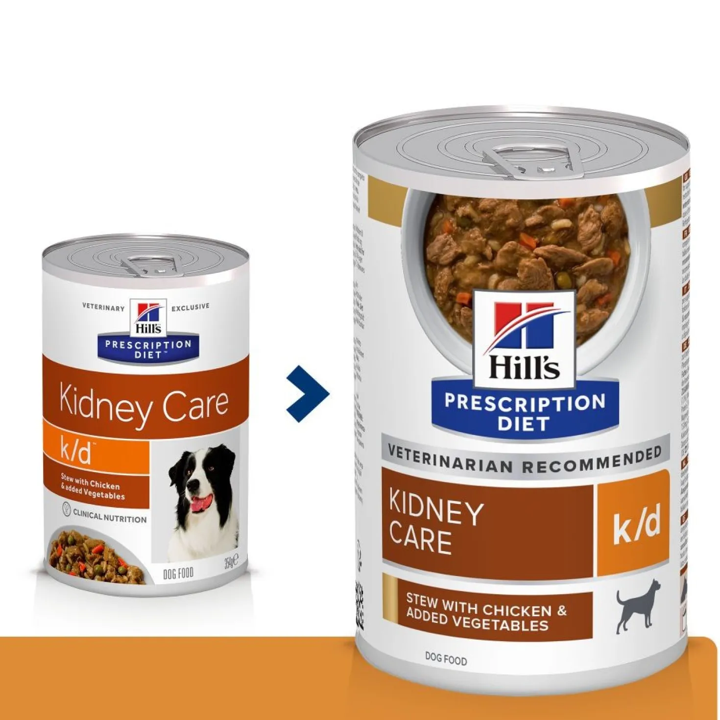 Hill's Prescription Diet k/d Kidney Care en mijotés au poulet - pâtée chien