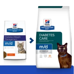 Hill's Prescription Diet m/d Diabetes Care au poulet - croquettes chat