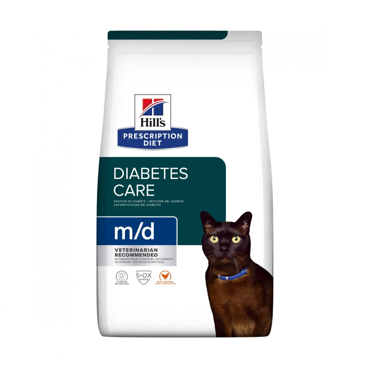 Hill's Prescription Diet m/d Diabetes Care au poulet - croquettes chat