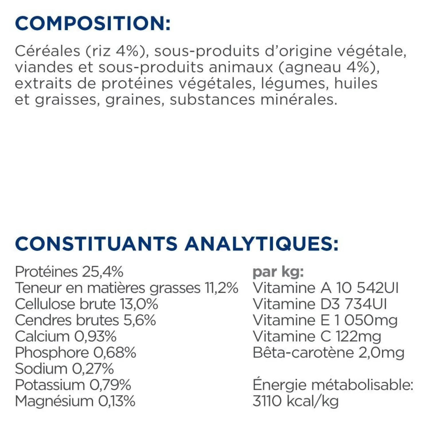 Hill's Prescription Diet Metabolic à l'agneau et au riz - croquettes chien