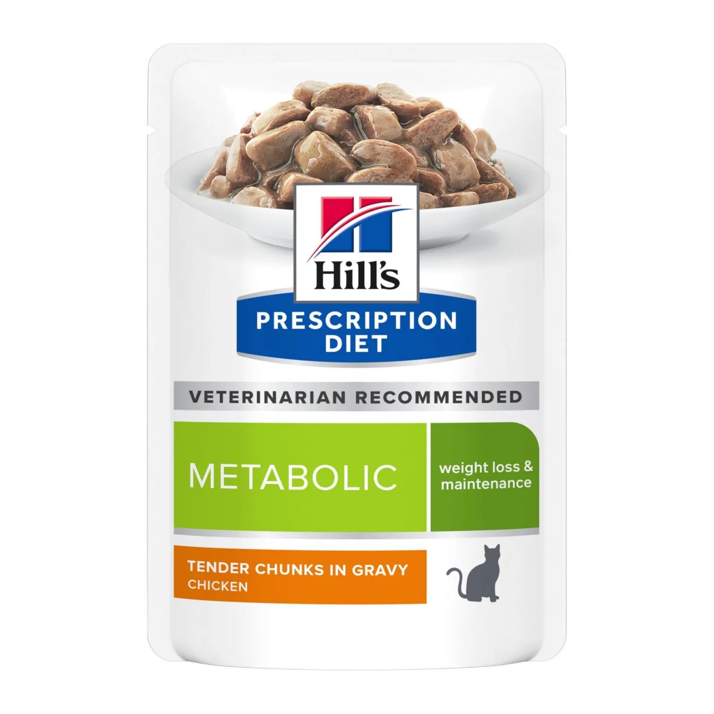 Hill's Prescription Diet Metabolic en sachets au poulet - pâtée chat