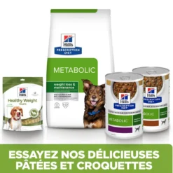 Hill's Prescription Diet Metabolic en bouchées mijotées au poulet - pâtée chien