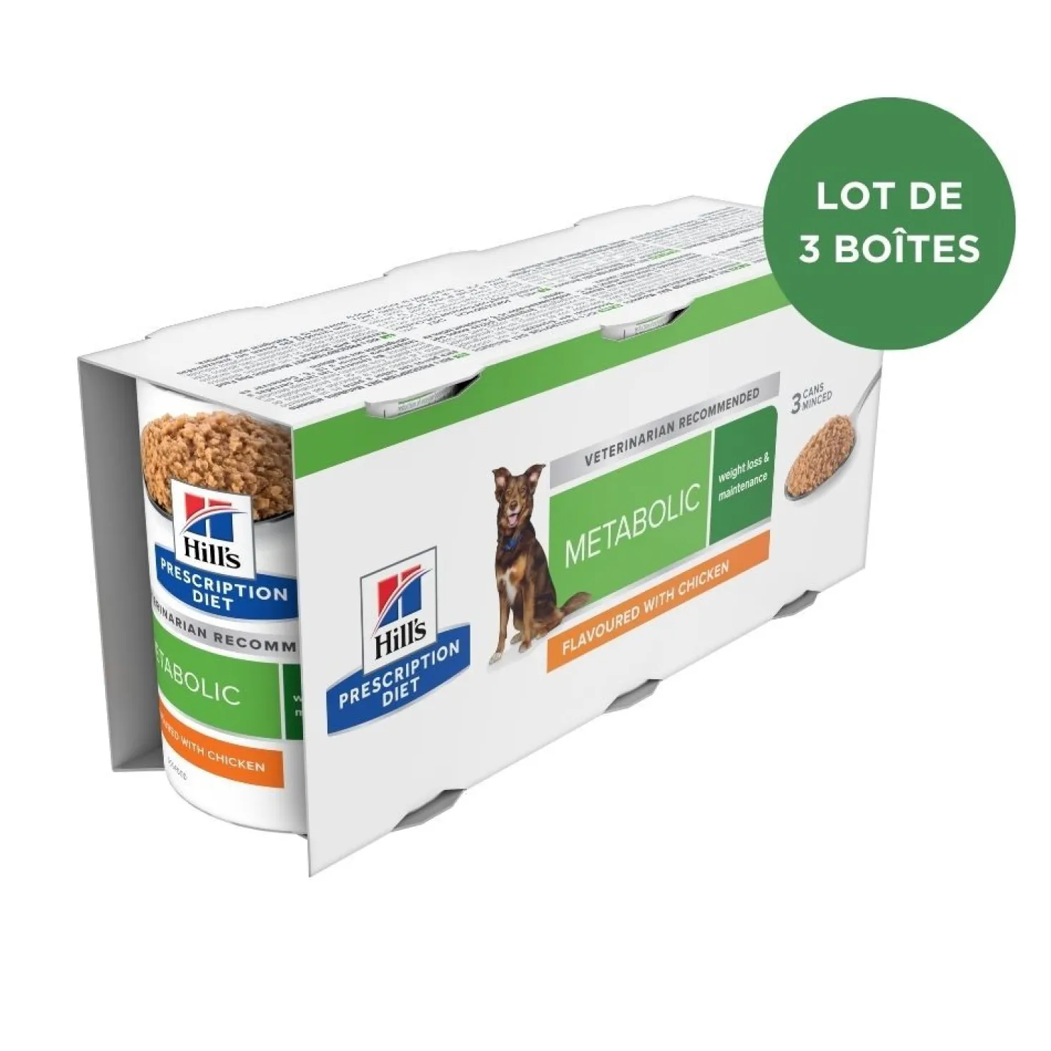 Hill's Prescription Diet Metabolic en terrine au poulet - pâtée chien