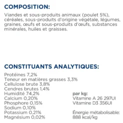 Hill's Prescription Diet Metabolic en terrine au poulet - pâtée chien