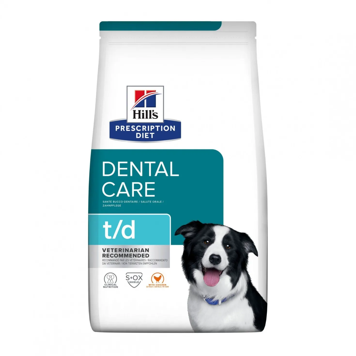 HILL'S Prescription Diet t/d Dental Care au Poulet - Croquettes pour chien