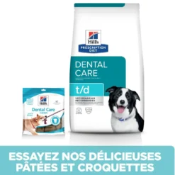 HILL'S Prescription Diet t/d Dental Care au Poulet - Croquettes pour chien