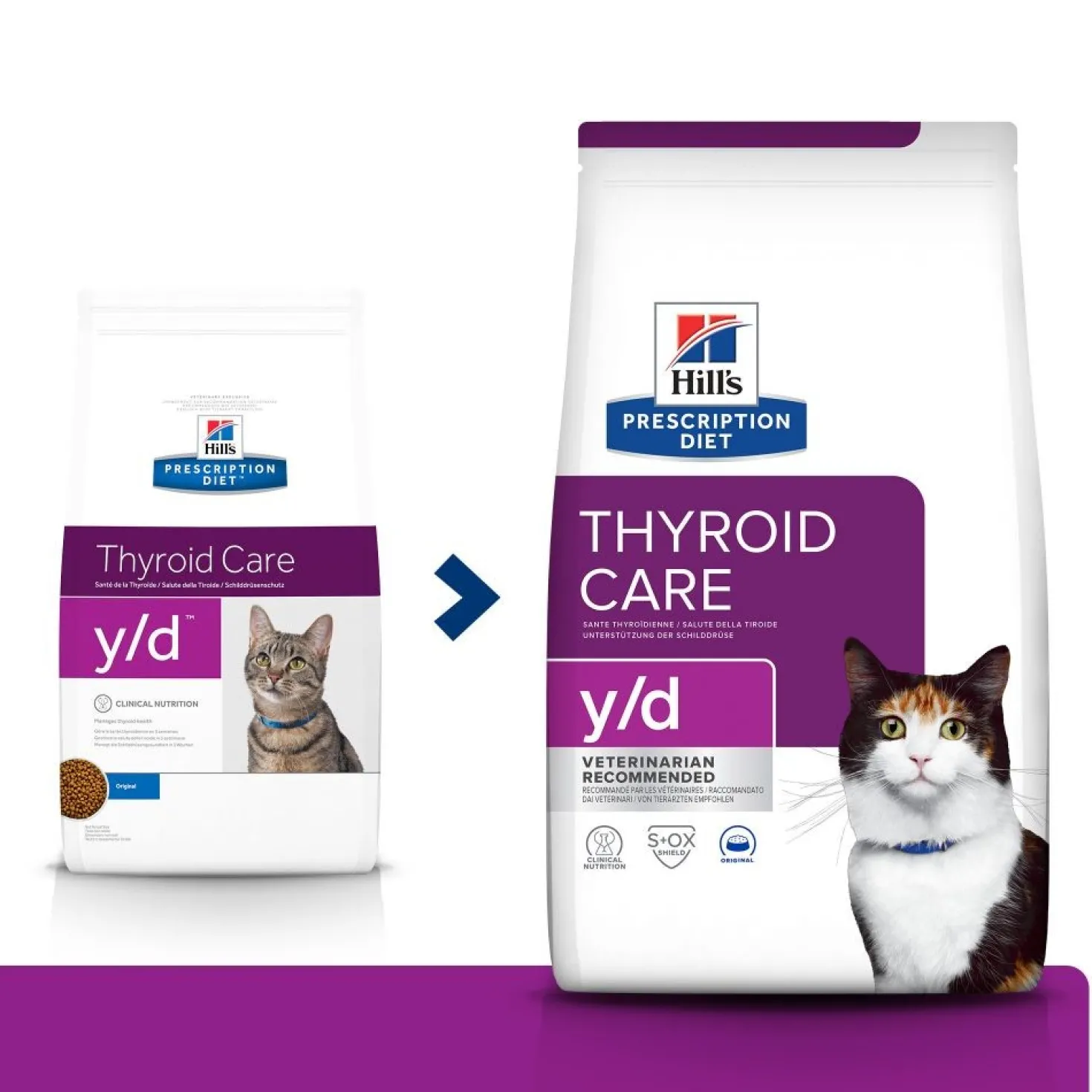 Hill's Prescription Diet y/d Thyroid Care - croquettes chat