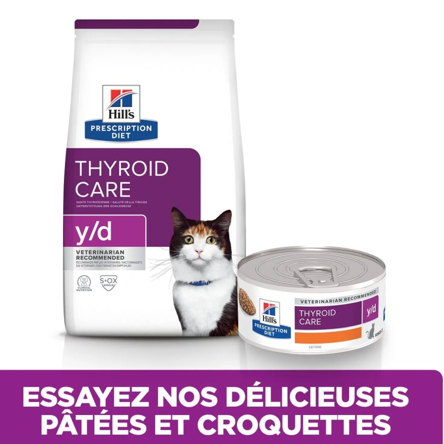 Hill's Prescription Diet y/d Thyroid Care - croquettes chat