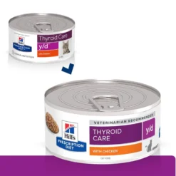 Hill's Prescription Diet y/d Thyroid Care en terrine au poulet - pâtée chat