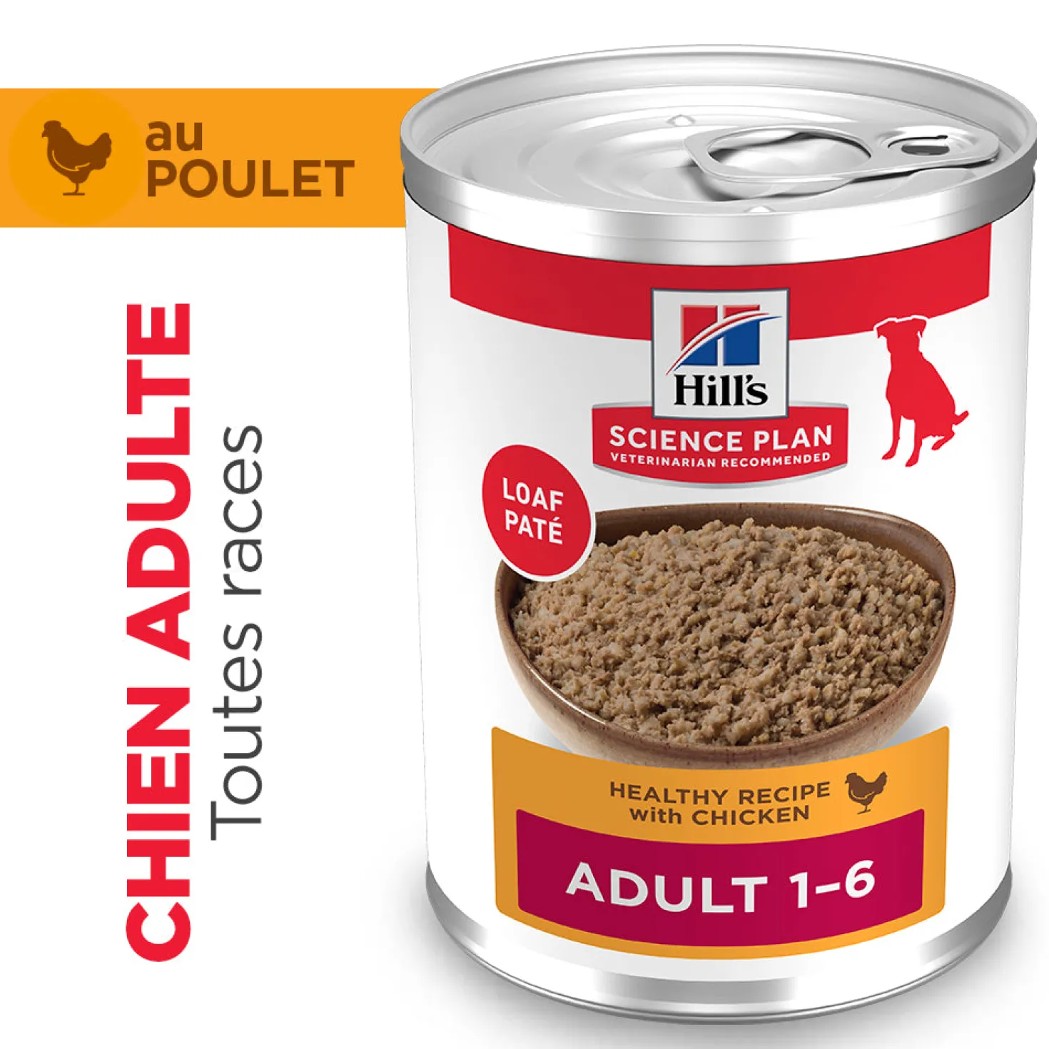 HILL'S Science Plan All Breed Adult en Boîtes au Poulet ou au Boeuf - Pâtée pour chien